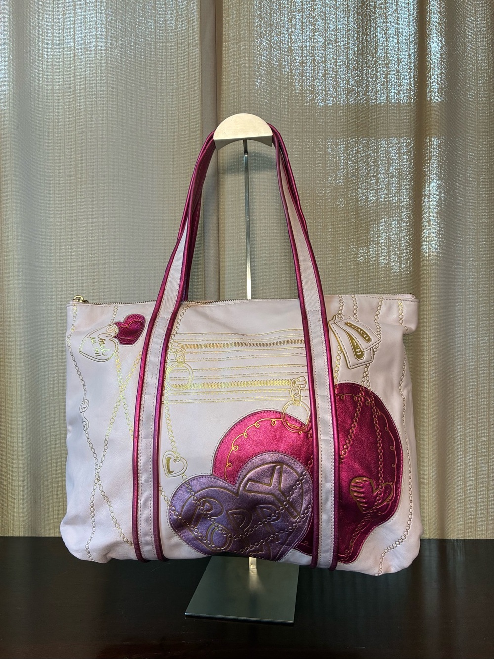 Coach Poppy Love Patchwork Tote - Picture 1 of 7